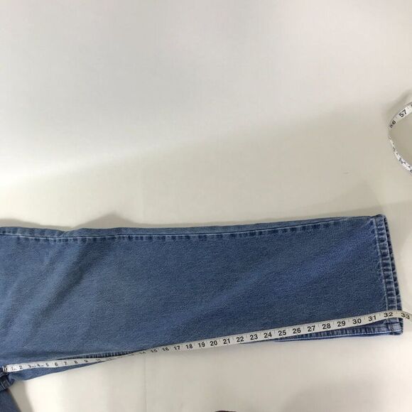 L.L. Bean Double L Natural Fit Jeans Men's Size 37x34 Straight Leg 100% Cotton - Picture 7 of 9